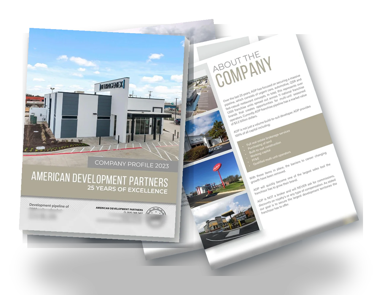 Commercial real estate brochure by BTS Brands (BRO-05)