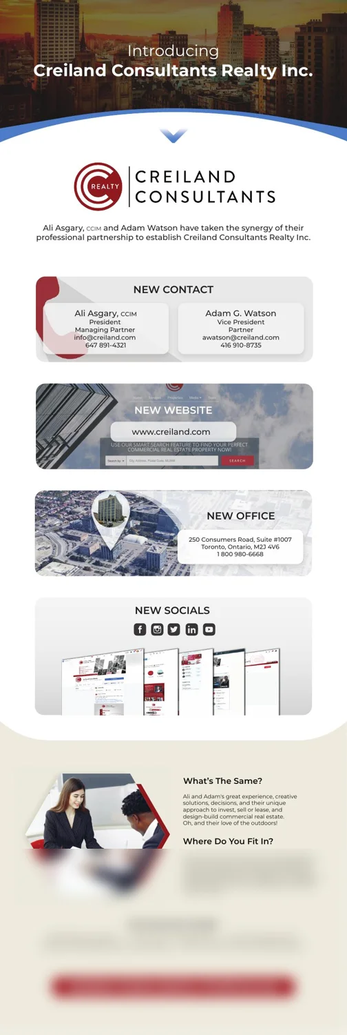 Commercial real estate email marketing campaign by BTS Brands (EM-07)
