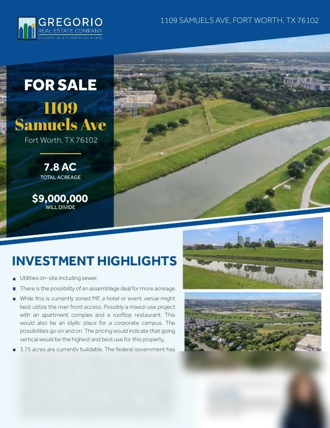 Commercial real estate property flyer by BTS Brands (FLY-19)