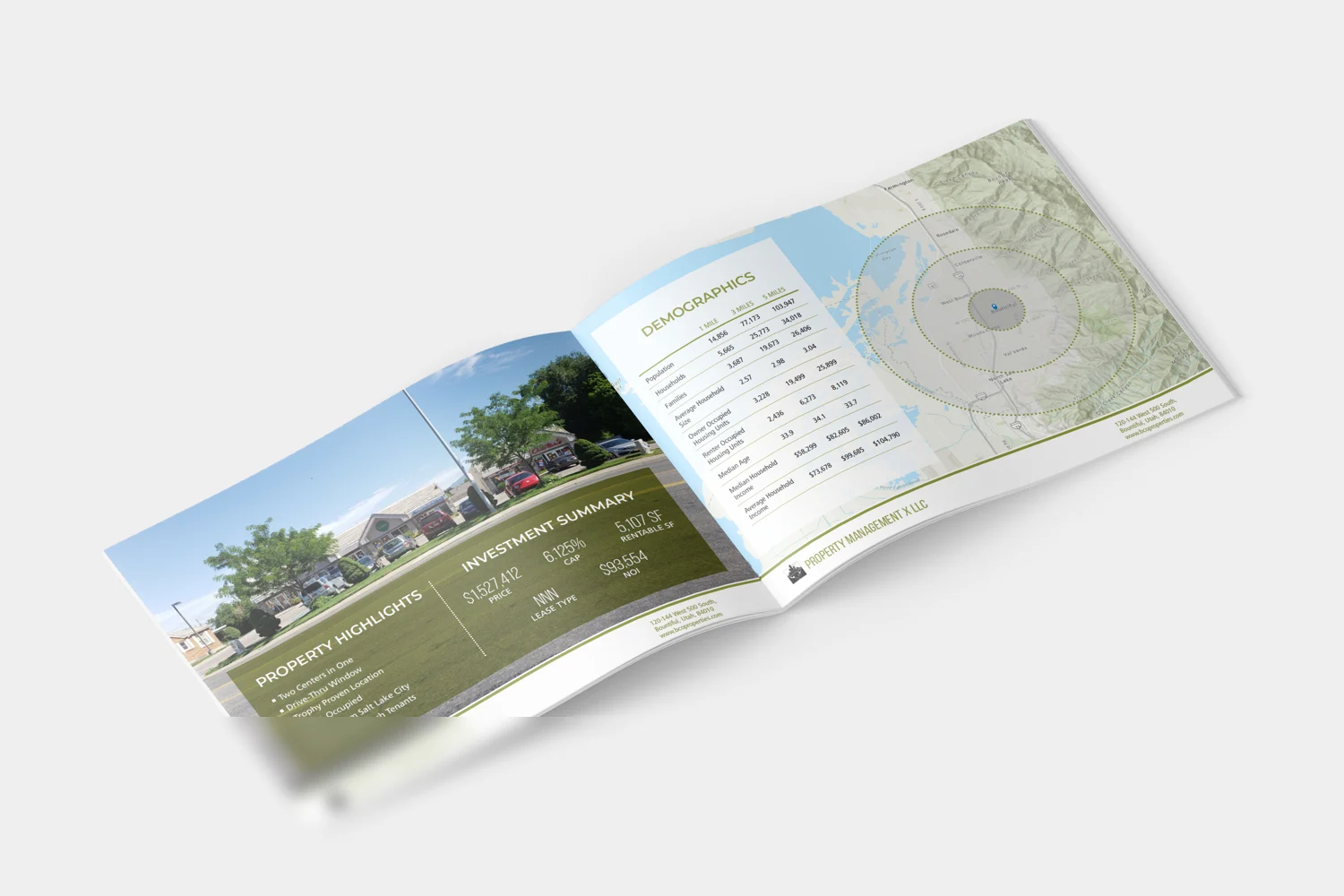 Commercial real estate property flyer by BTS Brands (FLY-27)