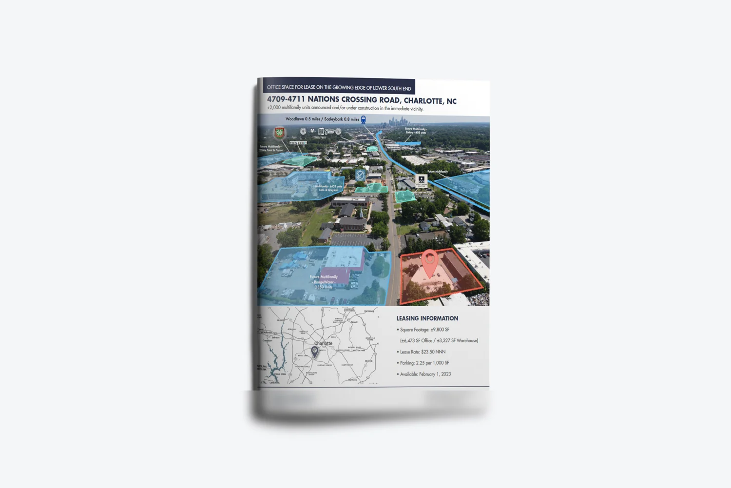 Commercial real estate property flyer by BTS Brands (FLY-32)