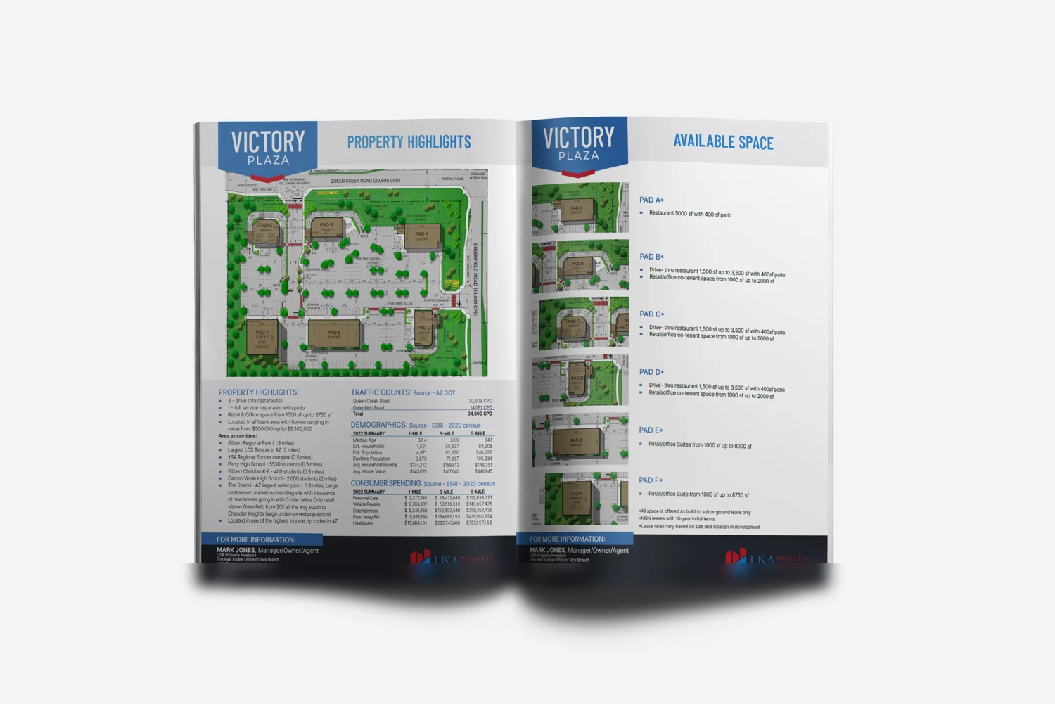 Commercial real estate property flyer by BTS Brands (FLY-33)