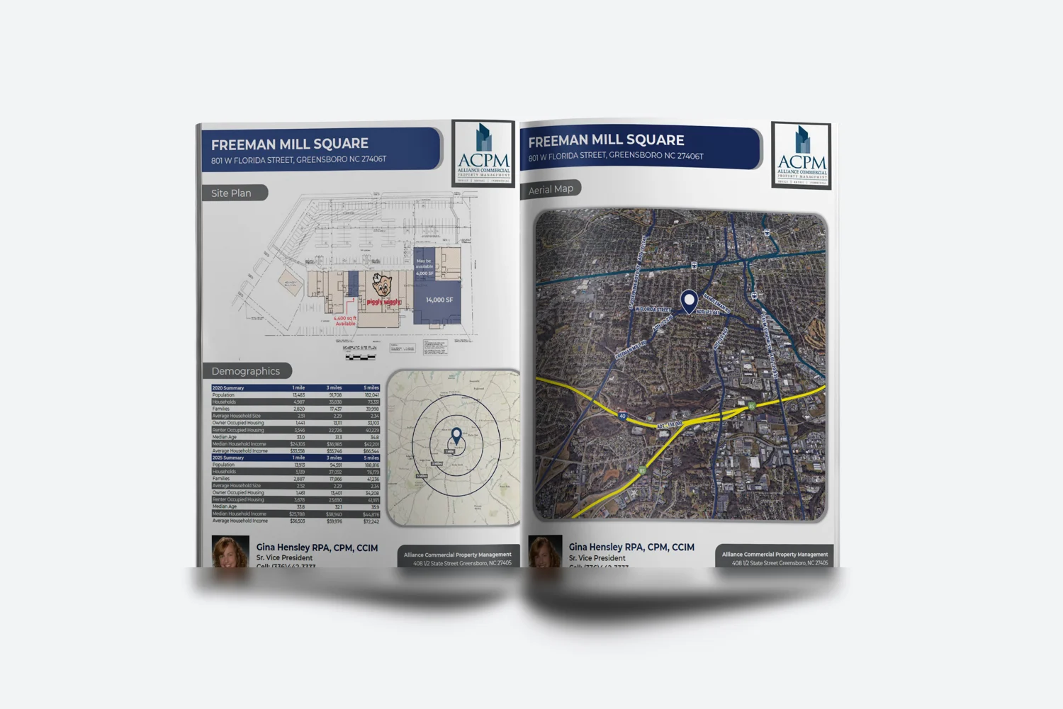Commercial real estate property flyer by BTS Brands (FLY-48)