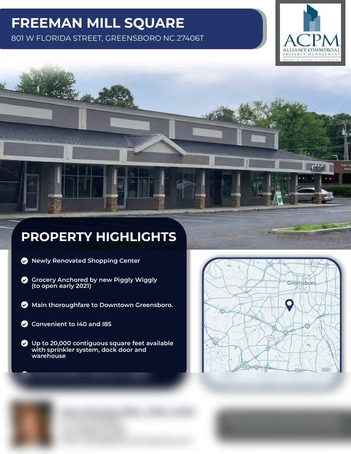 Commercial real estate property flyer by BTS Brands (FLY-50)