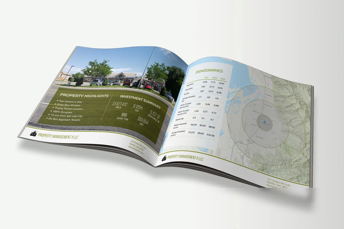 Commercial real estate property flyer by BTS Brands (FLY-58)