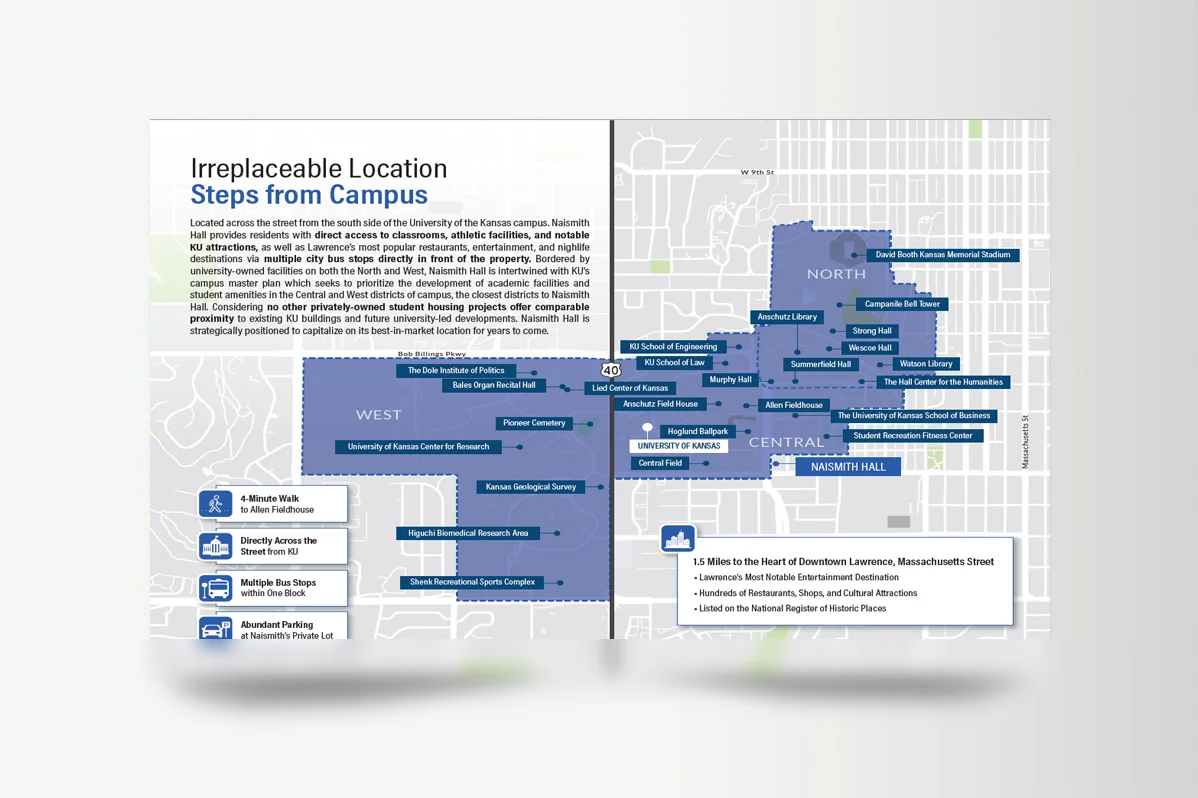 Commercial real estate custom map & aerial by BTS Brands (MAP-03)