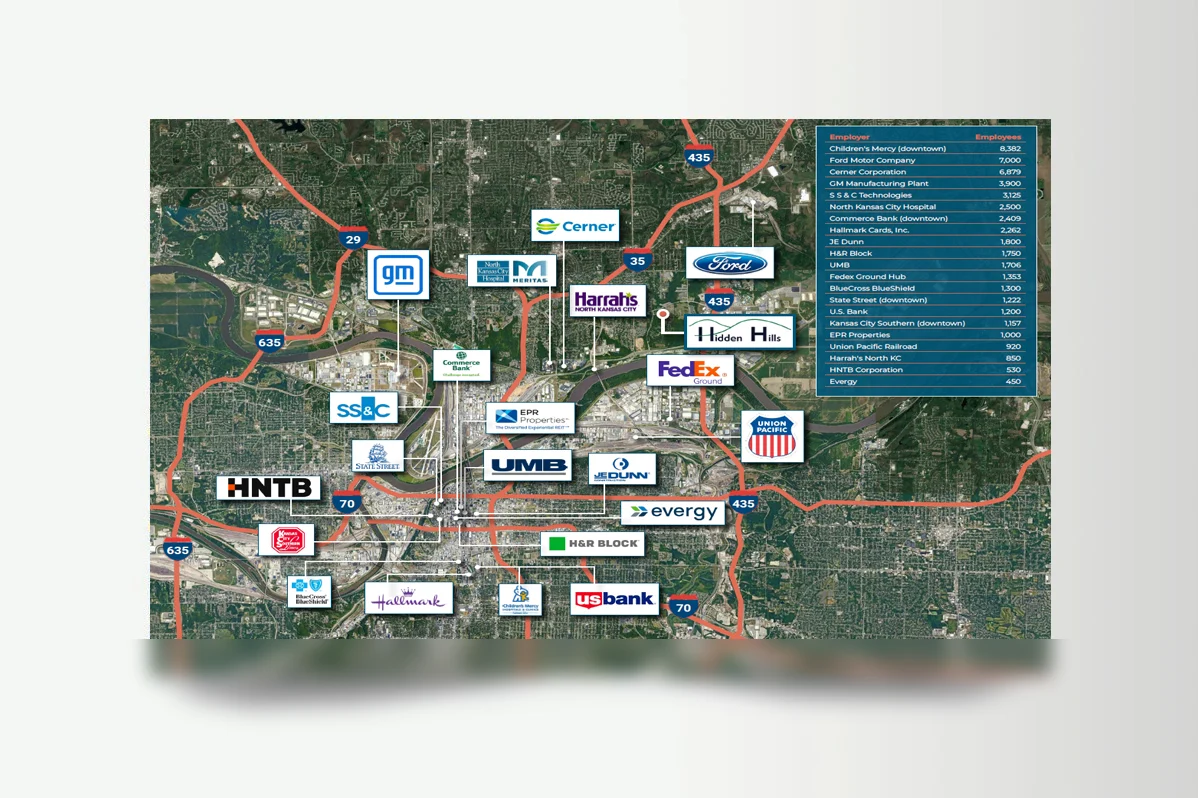 Commercial real estate custom map & aerial by BTS Brands (MAP-04)