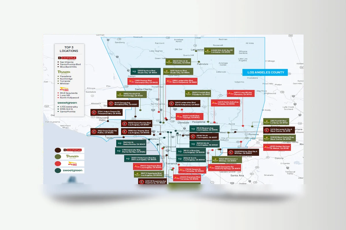 Commercial real estate custom map & aerial by BTS Brands (MAP-05)