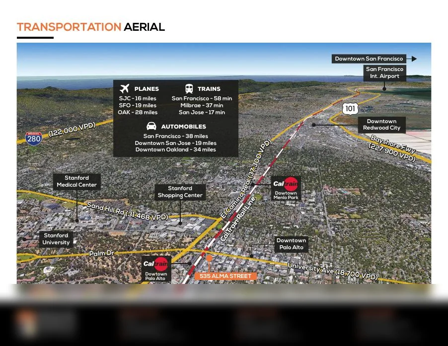 Commercial real estate custom map & aerial by BTS Brands (MAP-25)