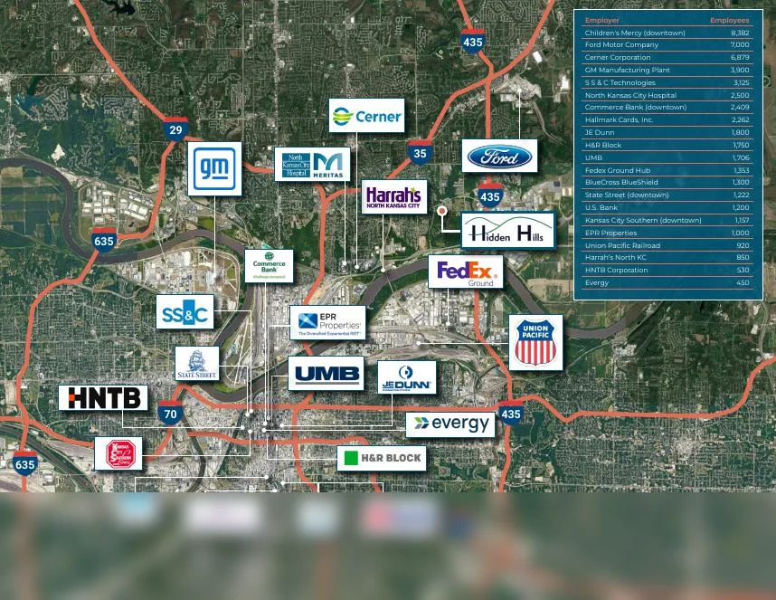 Commercial real estate custom map & aerial by BTS Brands (MAP-31)