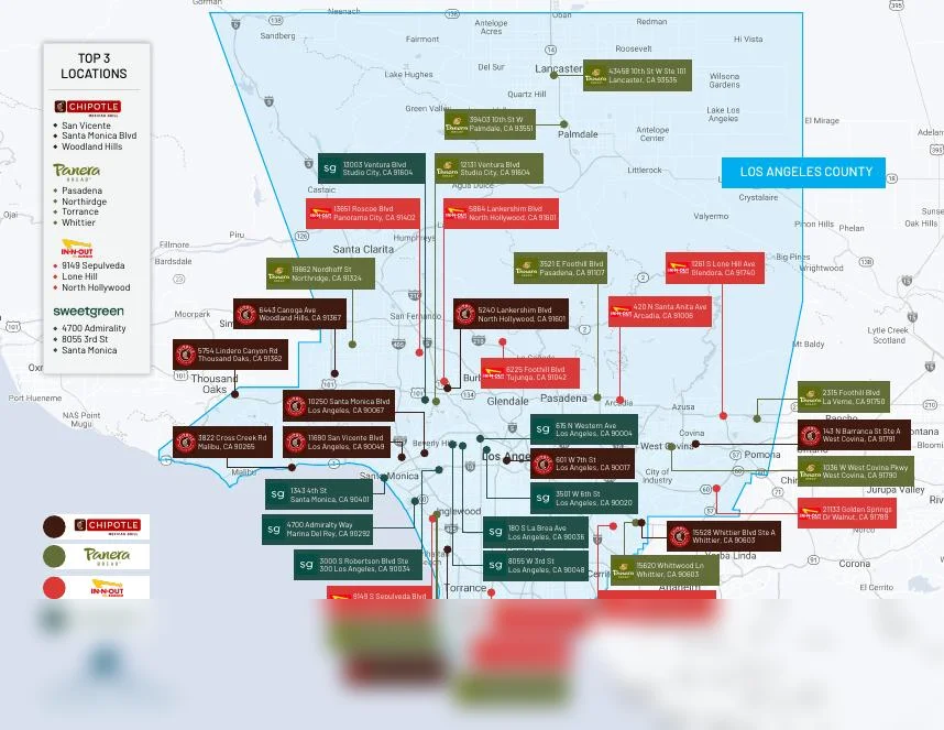 Commercial real estate custom map & aerial by BTS Brands (MAP-32)