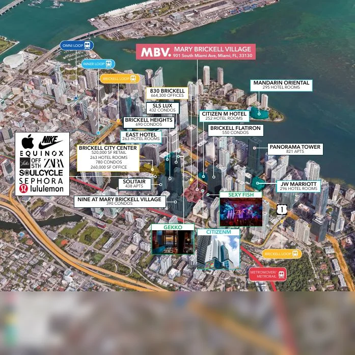 Commercial real estate custom map & aerial by BTS Brands (MAP-68)