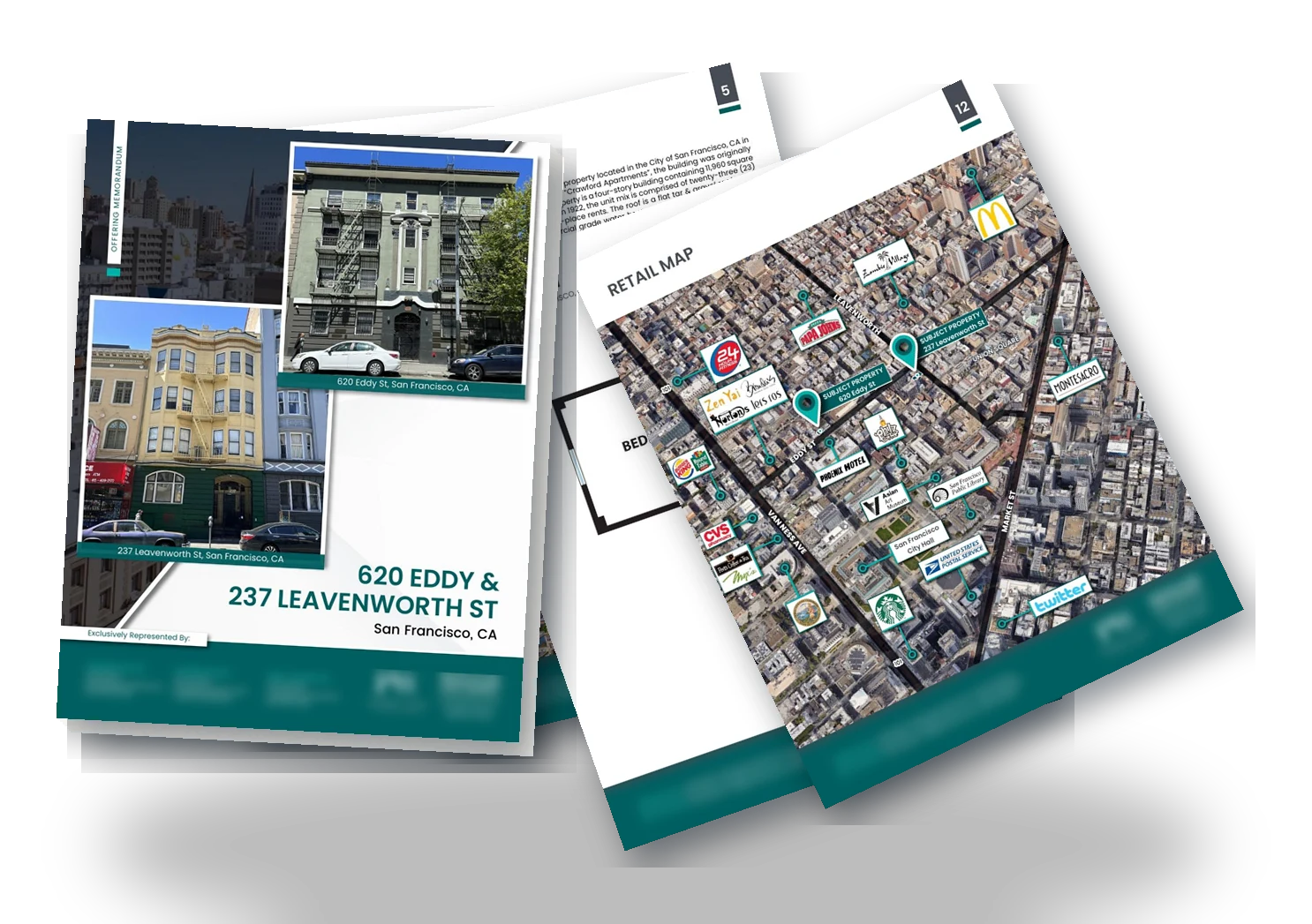 Commercial real estate offering memorandum by BTS Brands (OM-64)