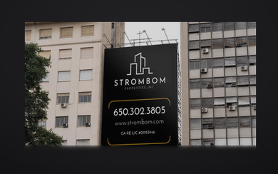 Examples of finished BTS work: Property signs