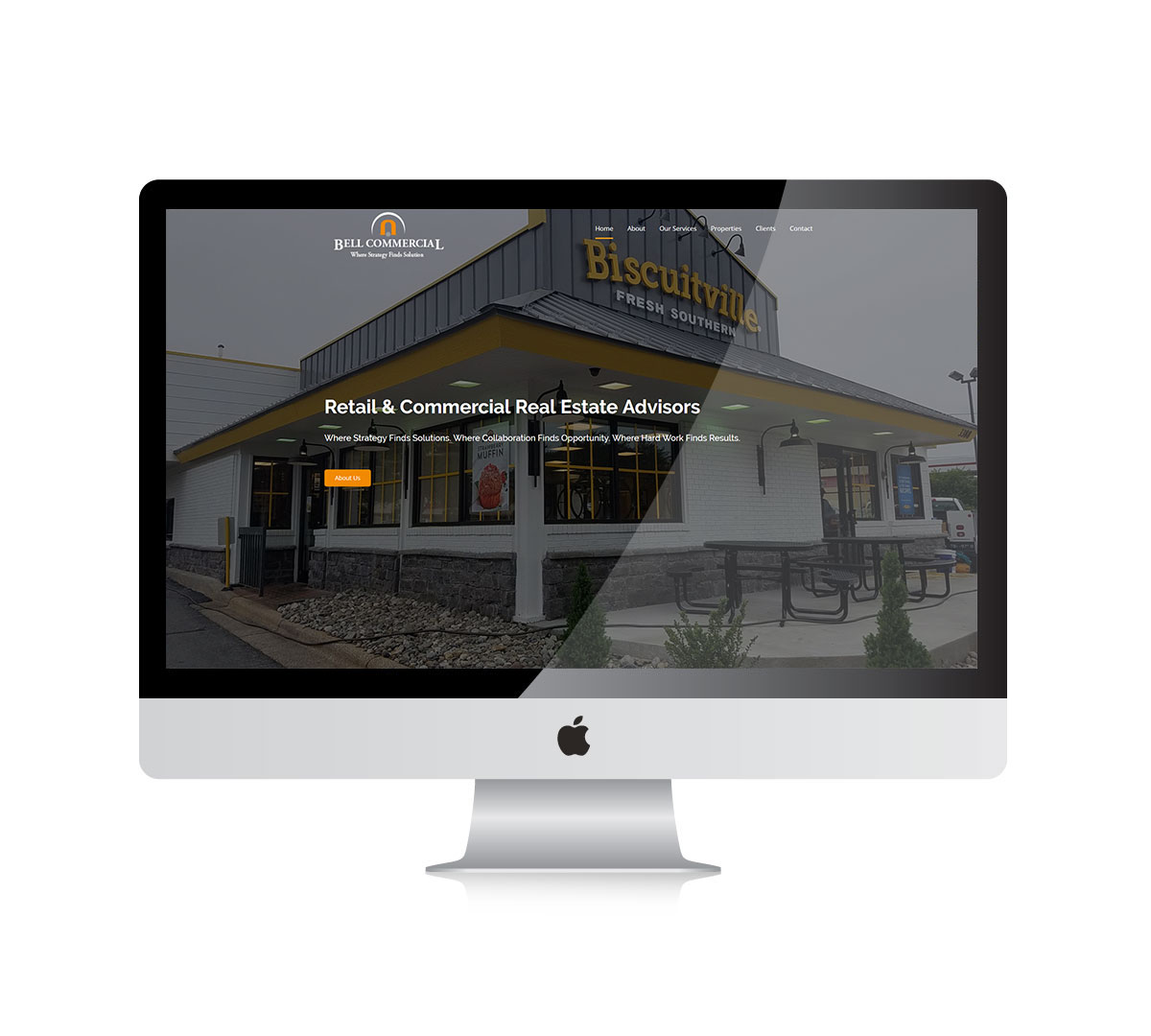 Commercial real estate mobile responsive website development