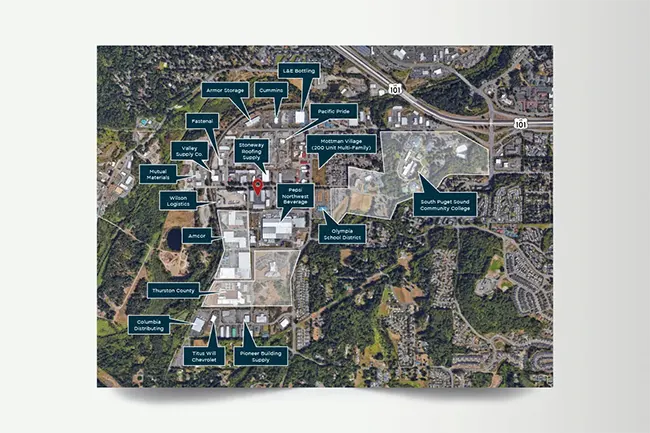 Retail Map – Tumwater, WA