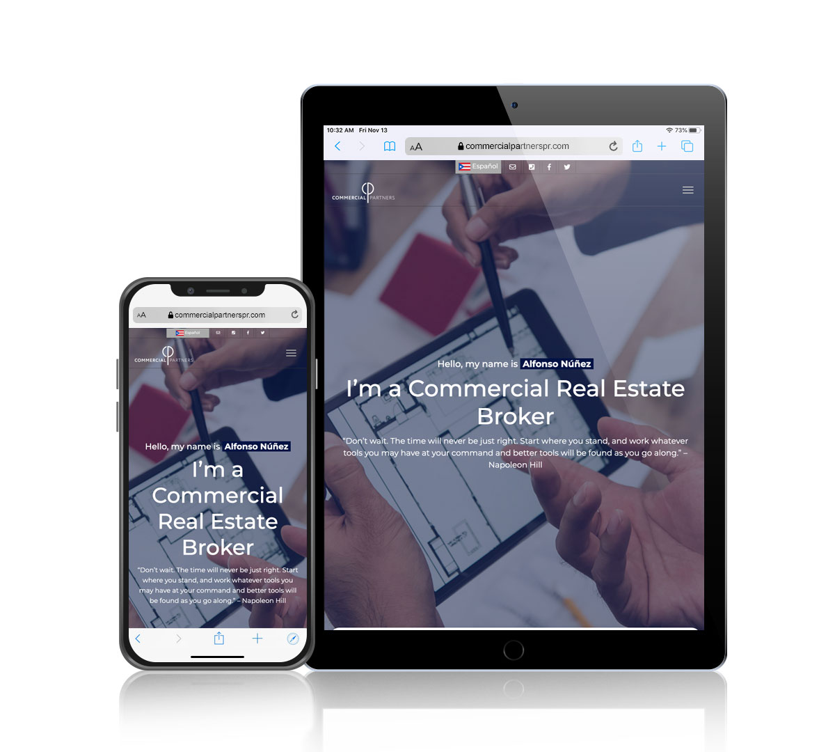 Commercial real estate website development with BTS Properties