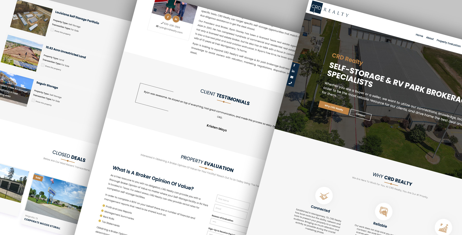 Commercial real estate landing page development with BTS Properties plugin