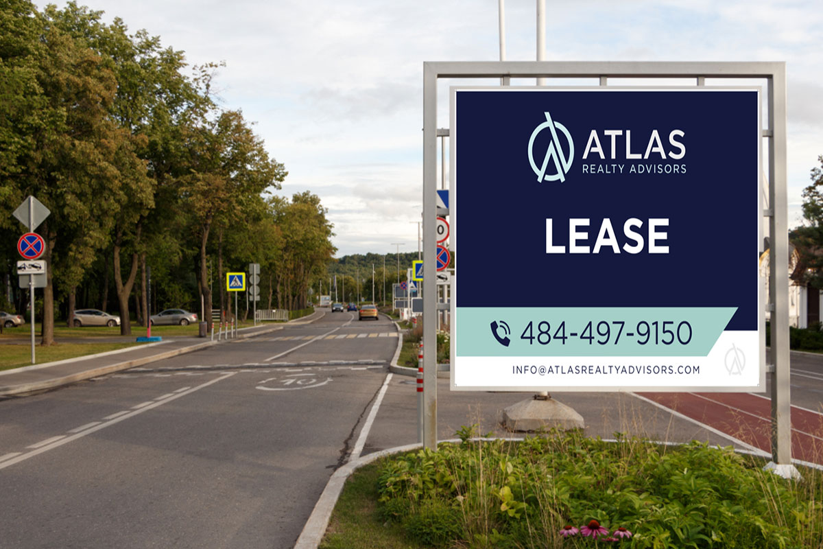 Commercial real estate property signs